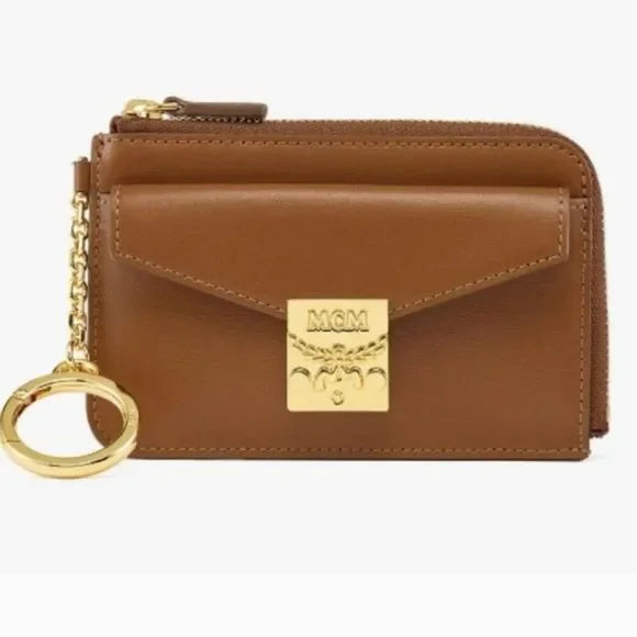 Authentic New MCM Tracy Zip Card Case in Spanish Leather - Picture 2 of 16